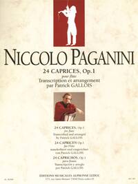 NICCOLO PAGANINI: 24 CAPRICES, OP.1 (FLUTE)