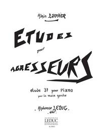 ALAIN LOUVIER: ETUDE 37 (PIANO SOLO) PIANO