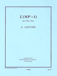 ALAIN LOUVIER: SIGMA (VIOLIN & PIANO)