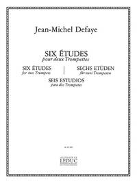 JEAN MICHEL DEFAYE: 6 ETUDES (TRUMPETS 2) TROMPETTE