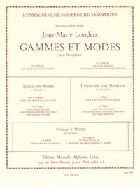 JEAN-MARIE LONDEIX: GAMMES ET MODES VOL.1 (SAXOPHONE SOLO)