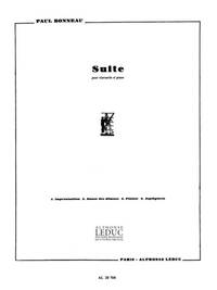 PAUL BONNEAU: SUITE (CLARINET/PIANO)