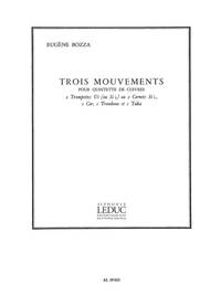 EUGENE BOZZA: 3 MOUVEMENTS (QUINTET-BRASS)