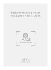LECUSSANT PETIT HOMMAGE A HEITOR VILLA LOBOS HARP & VIOLIN BOOK