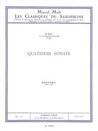 GEORG FRIEDRICH HANDEL: SONATA NO.4 (CLASSIQUES NO.88) (SAXOPHONE-ALTO & PIANO)