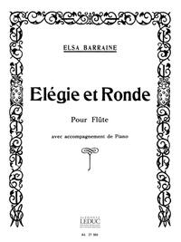 ELSA BARRAINE: ELEGIE ET RONDE (FLUTE & PIANO)