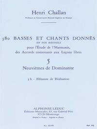 HENRI CHALLAN: 380 FIGURED BASS EXERCISES (5B)