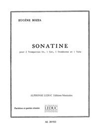 EUGENE BOZZA: SONATINA FOR TWO TRUMPETS, 1 CORNET, 1 TROMBONE AND 1 TUBA