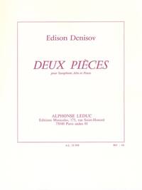 EDISON DENISOV: DEUX PIECES (ALTO SAXOPHONE/PIANO)
