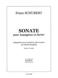 FRANZ PETER SCHUBERT: SONATA (ALTO) (SAXOPHONE-ALTO & PIANO)