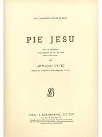 VIVET PIE JESU CHOIR & ORGAN BOOK