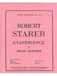 ROBERT STARER: EVANESCENCE (QUINTET-BRASS)