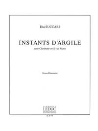 DIA SUCCARI: INSTANTS D'ARGILE (CLARINET & PIANO)