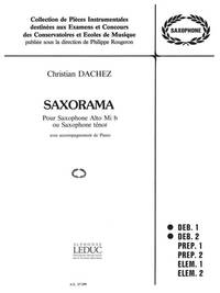 CHRISTIAN DACHEZ: SAXORAMA (SAXOPHONE-ALTO & PIANO)