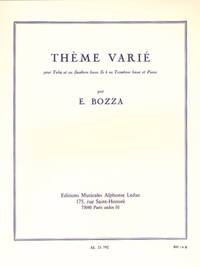EUGENE BOZZA: THEME VARIE (BASS TROMBONE AND PIANO)