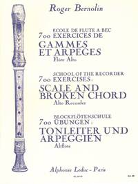 700 EXERCICES: GAMMES ET ARPEGES (ALTO RECORDER)