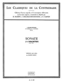 JOHANN ADAM BIRKENSTOCK: SONATA (CLASSIQUES NO.45) (DOUBLE BASS & PIANO)