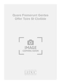 FRANCK QUARE FREMERUNT GENTES OFFER TOIRE ST CLOTILDE DOUBLE BASS PART