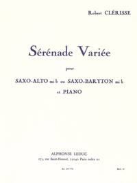 ROBERT CLERISSE: VARIED SERENADE (ALTO SAXOPHONE/BARITONE SAXOPHONE/PIANO)
