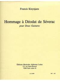 FRANCIS KLEYNJANS: HOMMAGE A DEODAT DE SEVERAC (GUITARS 2)