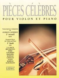 VARIOUS COMPOSERS: PIECES CELEBRES VOL.1: EASY (VIOLIN & PIANO)