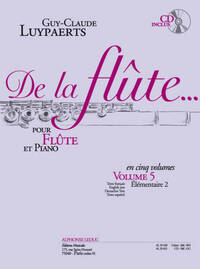 GUY-CLAUDE LUYPAERTS: DE LA FLUTE VOL.5 (FLUTE & PIANO)