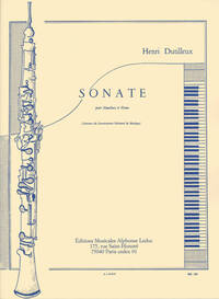 DUTILLEUX: SONATE HAUTBOIS ET PIANO