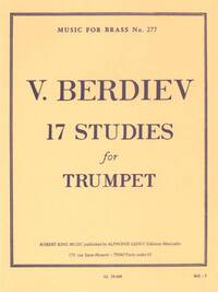 V. BERDIEV: 17 STUDIES FOR TRUMPET TROMPETTE