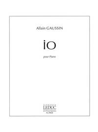 ALLAIN GAUSSIN: IO (PIANO SOLO) PIANO