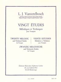VING ETUDES MELODIQUES ET TECHNIQUES POUR TROMPETTE