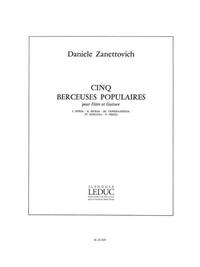 DANIELE ZANETTOVICH: 5 BERCEUSES POPULAIRES (FLUTE & GUITAR)