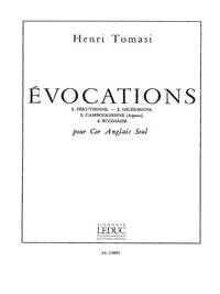 TOMASI HENRI EVOCATIONS COR ANGLAIS SOLO BOOK
