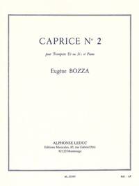 EUGENE BOZZA: CAPRICE NO. 2 FOR TRUMPET AND PIANO TROMPETTE