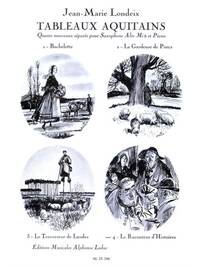 JEAN-MARIE LONDEIX: TABLEAUX AQUITAINS NO.4: LE RACONTEUR D'HISTOIRES (SAXOPHONE-ALTO & PIANO)