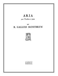 RAYMOND GALLOIS-MONTBRUN: ARIA (TROMBONE & PIANO)