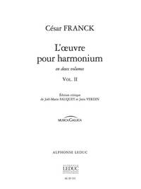 CESAR FRANCK: L'OEUVRE POUR HARMONIUM VOL.2 (MUSICA GALLICA) (ORGAN)
