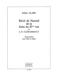 LOUIS NICOLAS CLERAMBAULT: RECIT DE NAZARD (FLUTE & ORGAN)