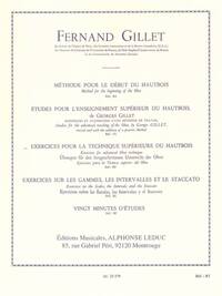 FERNAND GILLET: EXERCISES FOR ADVANCED OBOE TECHNIQUE