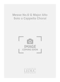 GOUNOD CHARLES MESSE NO.6 G MAJOR ALTO SOLO A CAPPELLA CHORAL