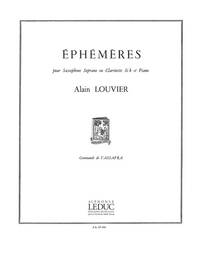 ALAIN LOUVIER: EPHEMERES (CLARINET & PIANO)