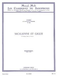 G.F. HANDEL: SICILIENNE ET GIGUE (SAXOPHONE)