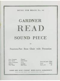 GARDNER READ: SOUND PIECE (ENSEMBLE-BRASS 8 OR MORE)