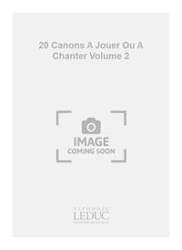 PENDLETON 20 CANONS A JOUER OU A CHANTER VOLUME 2 RECORDER PERC BK