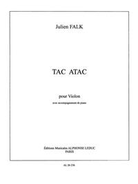 JULIEN FALK: TAC A TAC (VIOLIN & PIANO)