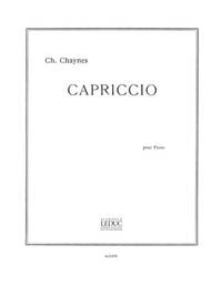 CHARLES CHAYNES: CAPRICCIO (PIANO SOLO) PIANO