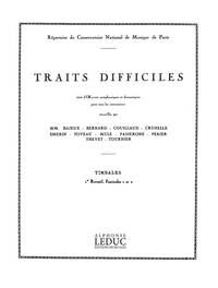 VARIOUS COMPOSERS: TRAITS DIFFICILES POUR TIMBALES (PERCUSSION SOLO)