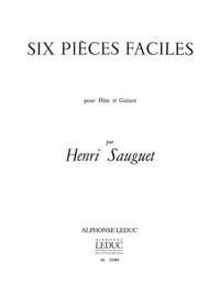 HENRI-PIERRE SAUGUET: 6 PIECES FACILES (FLUTE & GUITAR)