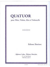 EDISON DENISOV: QUATUOR (QUARTET-MIXED)