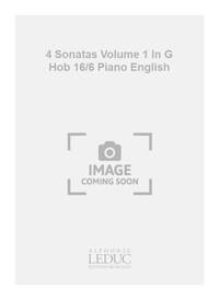 HAYDN 4 SONATAS VOLUME 1 IN G MAJOR HOB 16/6 PIANO BOOK ENGLISH PIANO