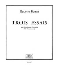 EUGENE BOZZA: 3 ESSAIS (TROMBONE & PERCUSSION)